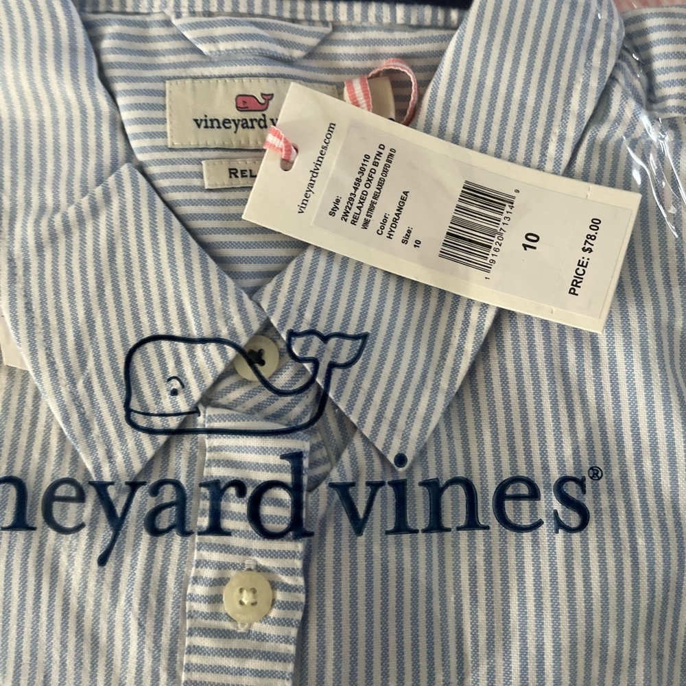 VINEYARD VINES button down sz 10